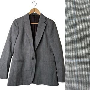 VTG Colebrooke Blazer Womens 10 Plaid One Button Preppy Career Quiet Luxury